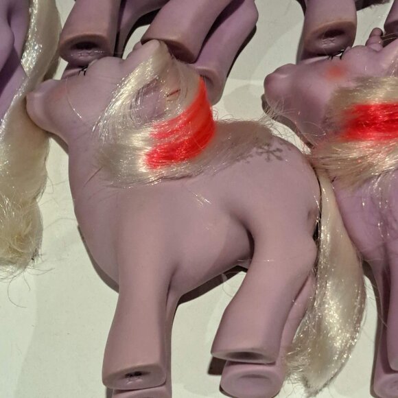 Lot of 5 vintage my little pony Powders MLP G1 toy horses - Picture 2 of 9